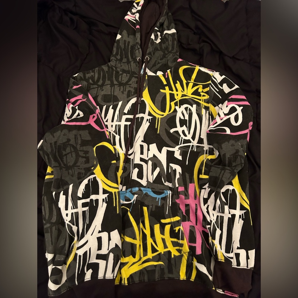 Men’s large “graffiti” hoodie